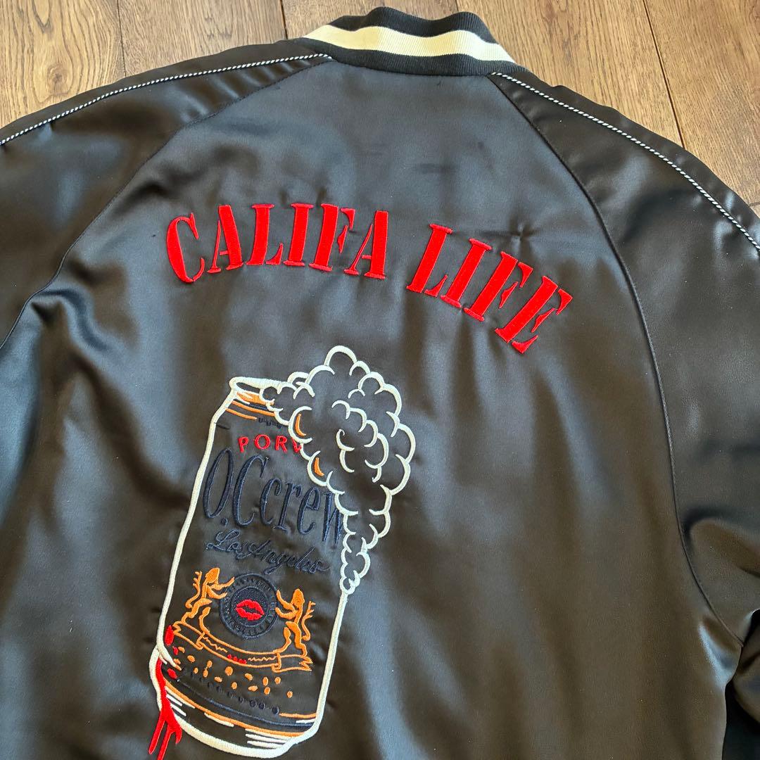 【希少】O.C CREW 刺繍スカジャン　美品