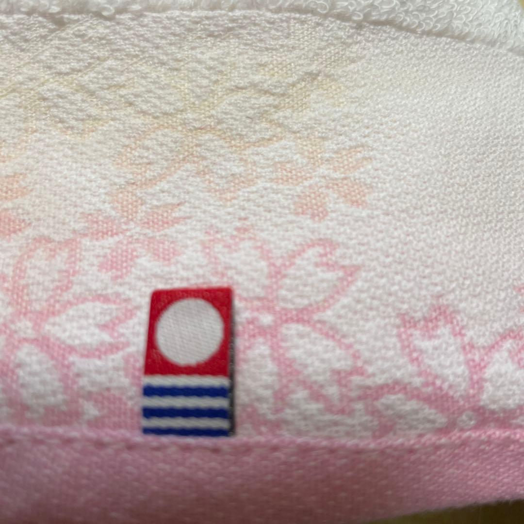 新品今治ハンドタオルハンカチ50枚セット　桜柄 綿100% 日本製　34×75