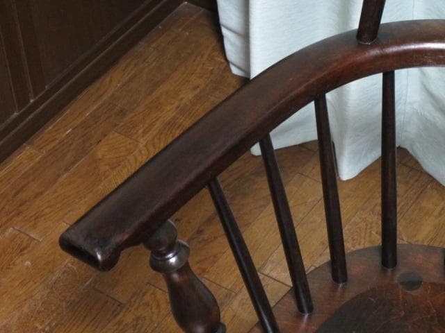 松本民芸家具 ミズメザクラ 楢 無垢材 513型 長ウィンザーチェアⅢ 3人掛け