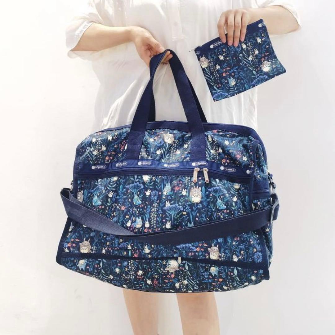 新品 lesportsac となりのトトロ　コラボバッグ　ボストンバッグ