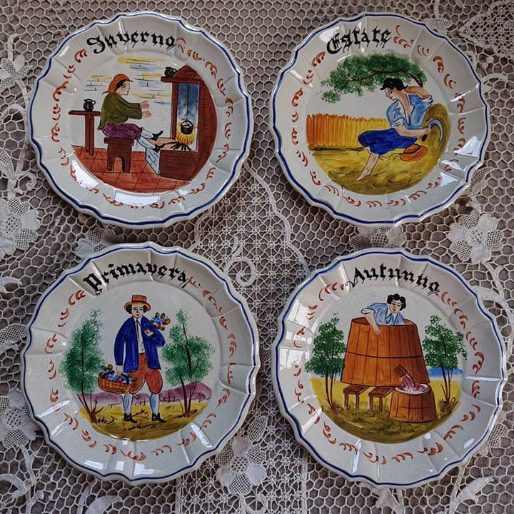 今はもうないイタリアの美しいお皿