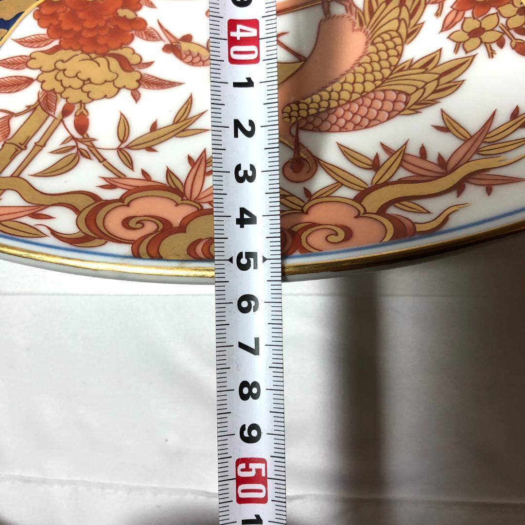 有田焼　特大皿 45.5cm　和食器 飾り皿 弥左衛門　レトロ品