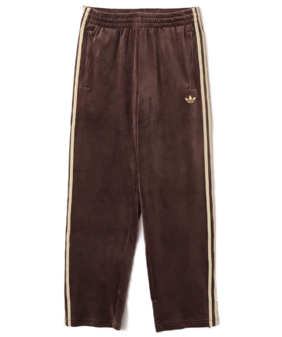 （未使用品タグ付き）adidas ベロア生地パンツ