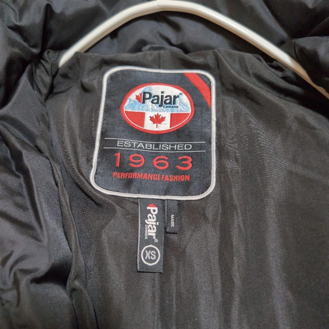 Pajar  ダウン　ブラック ロングコート ファー付き　高級