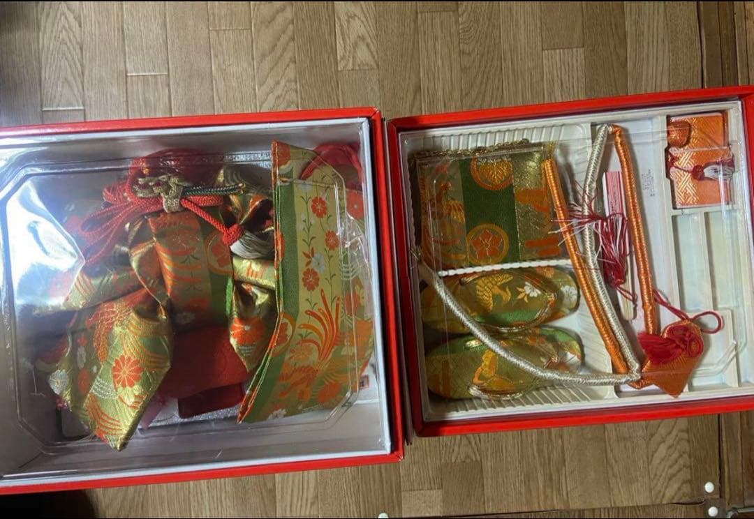 七五三　帯、小物　はこせこセット　箱付き