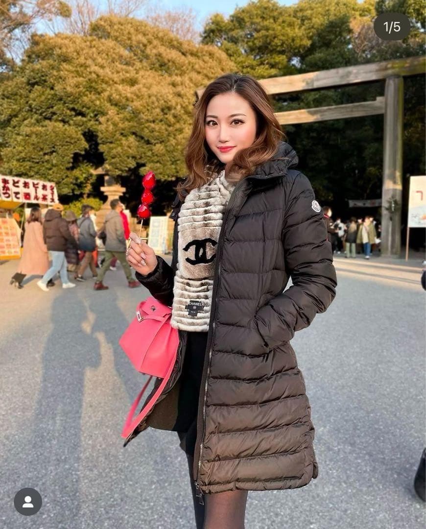 MONCLERモンクレールFLAMMETTEロングダウンジャケットフラメッテ