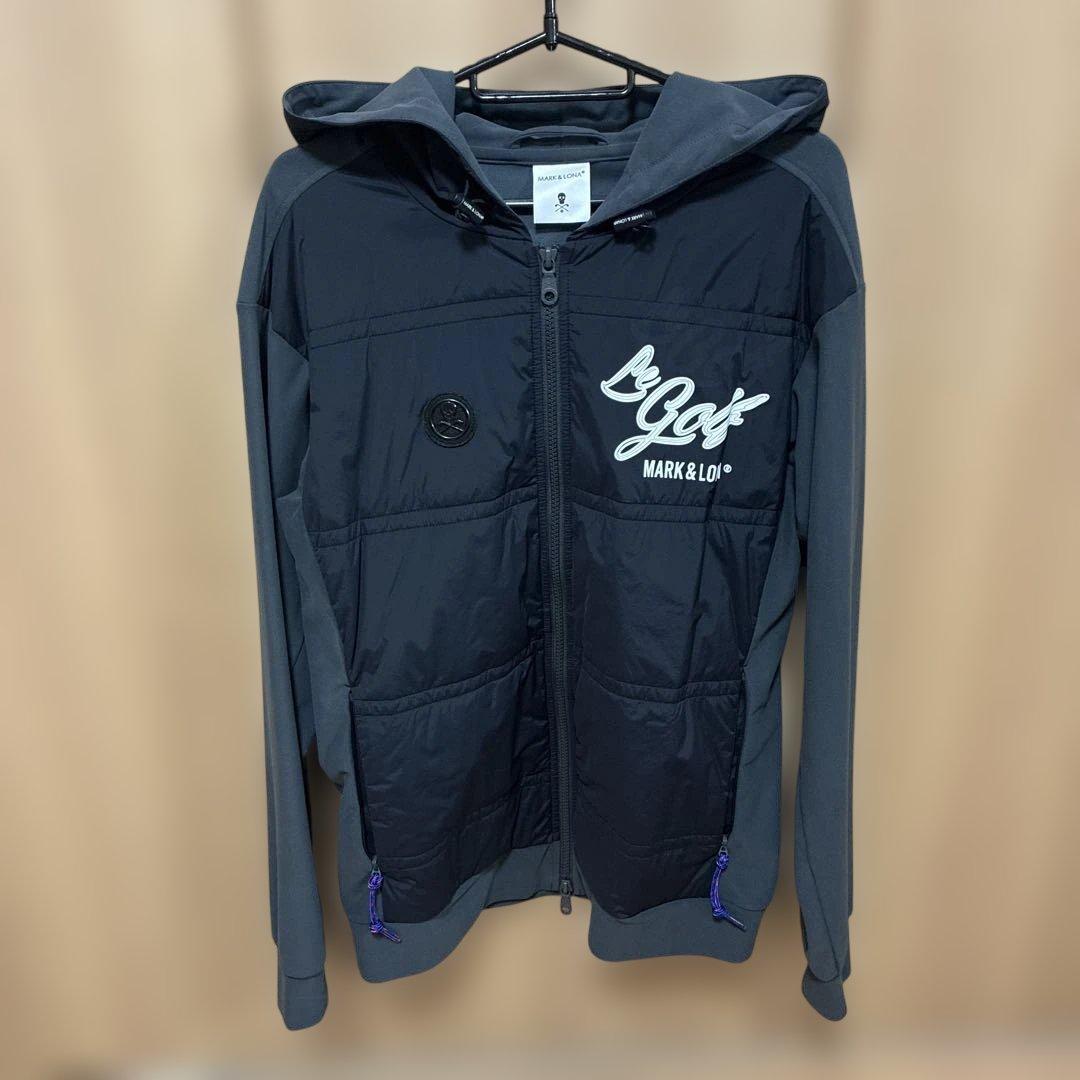 MARK & LONA フード付きパーカー ダークグレー