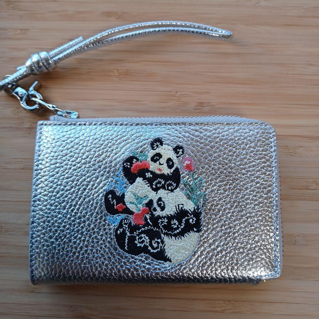 シルバー　KEITAMARUYAMA　財布　パンダ　シルバー