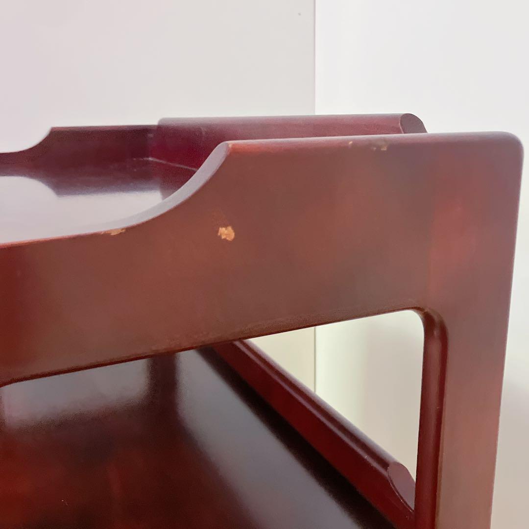 Karimoku カリモク 木製 電話台、FAX台　キャビネット飾り棚 収納