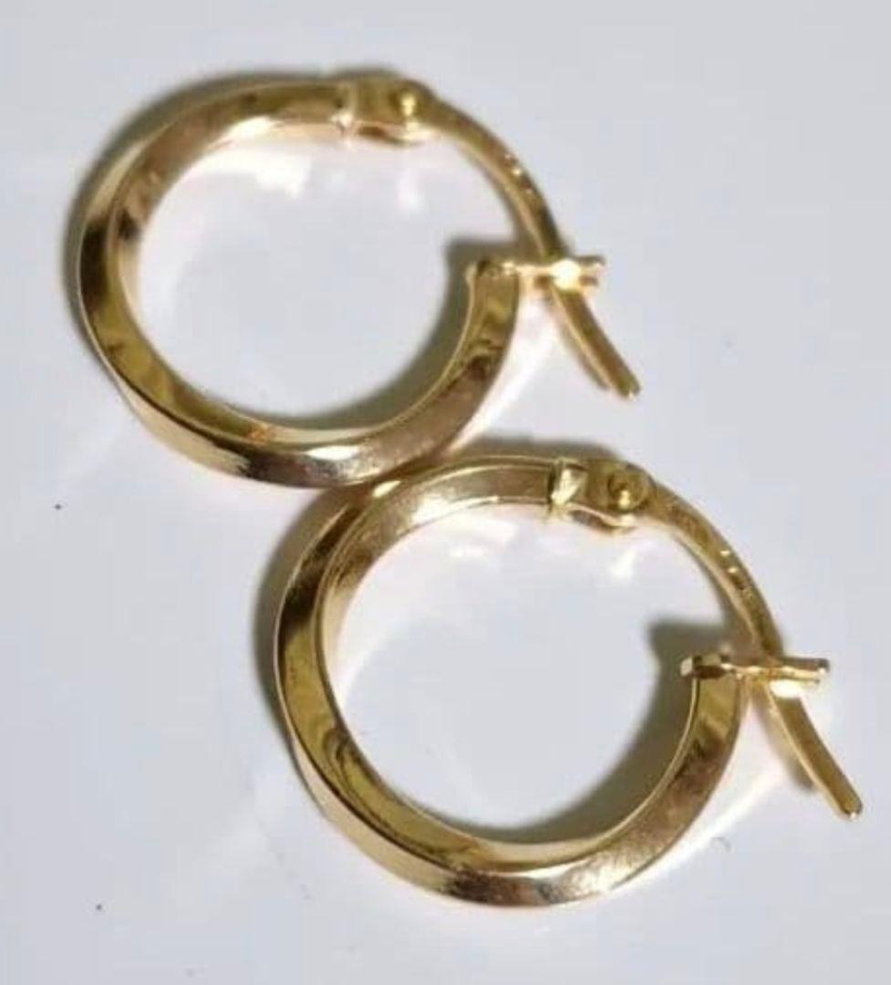 ウノアエレ k18 UNOAERRE フープピアス