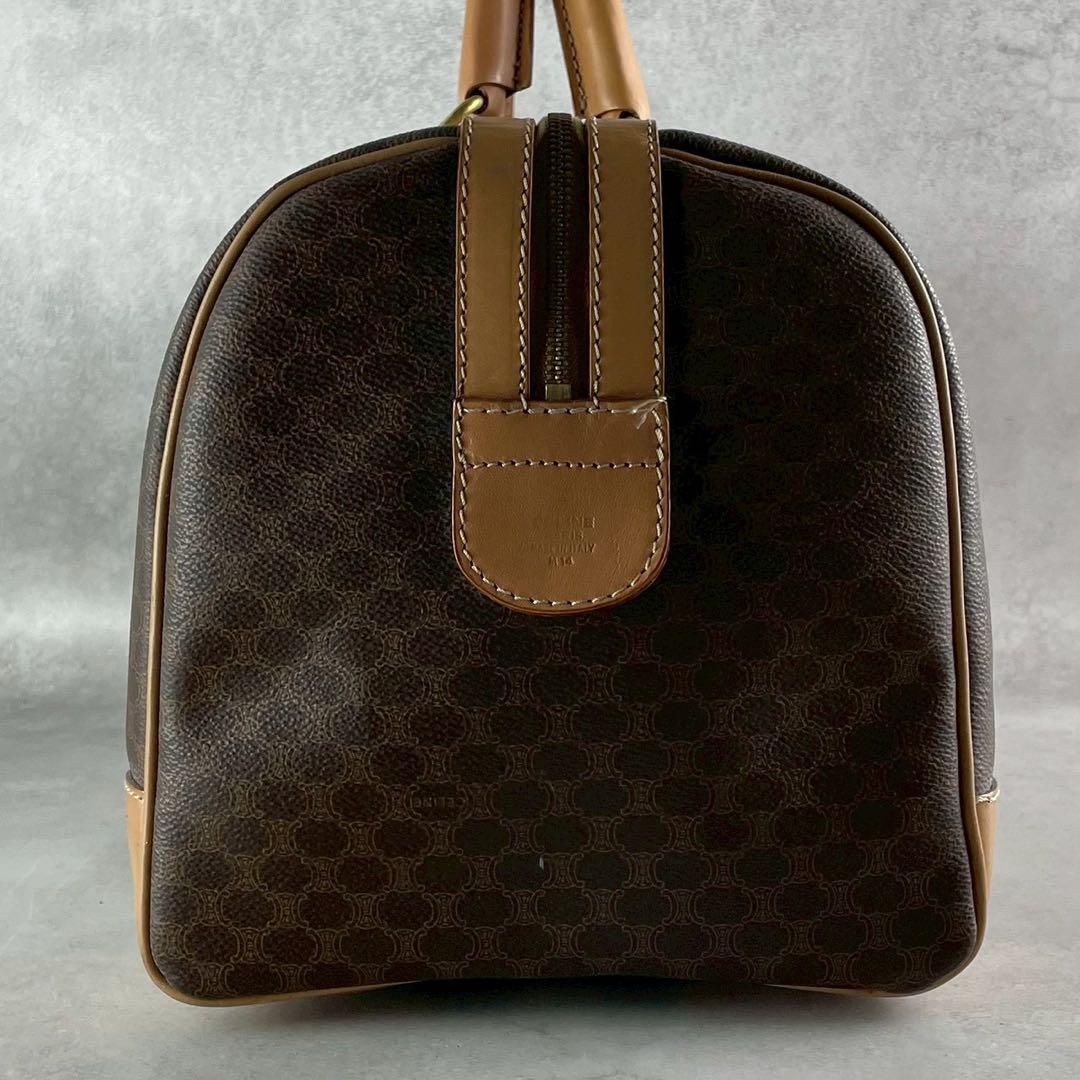 希少美品 CELINE オールド セリーヌ トリオンフ マカダム ボストンバック