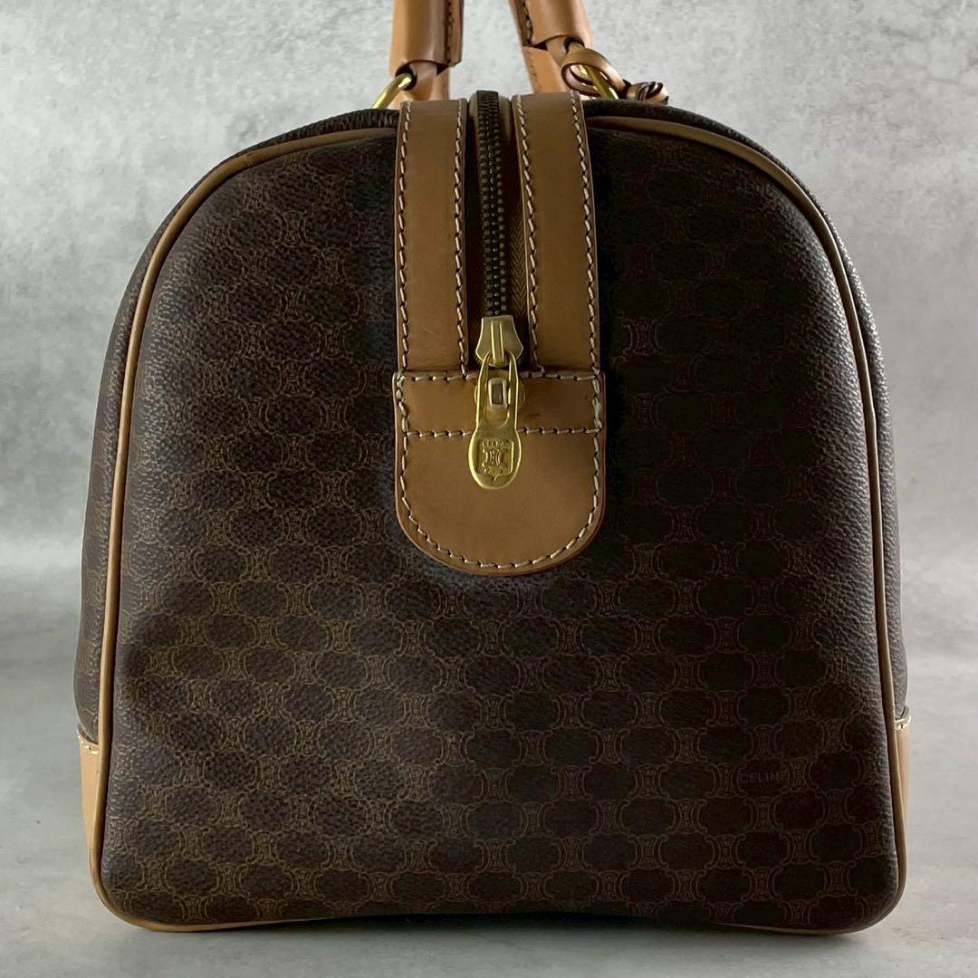 希少美品 CELINE オールド セリーヌ トリオンフ マカダム ボストンバック