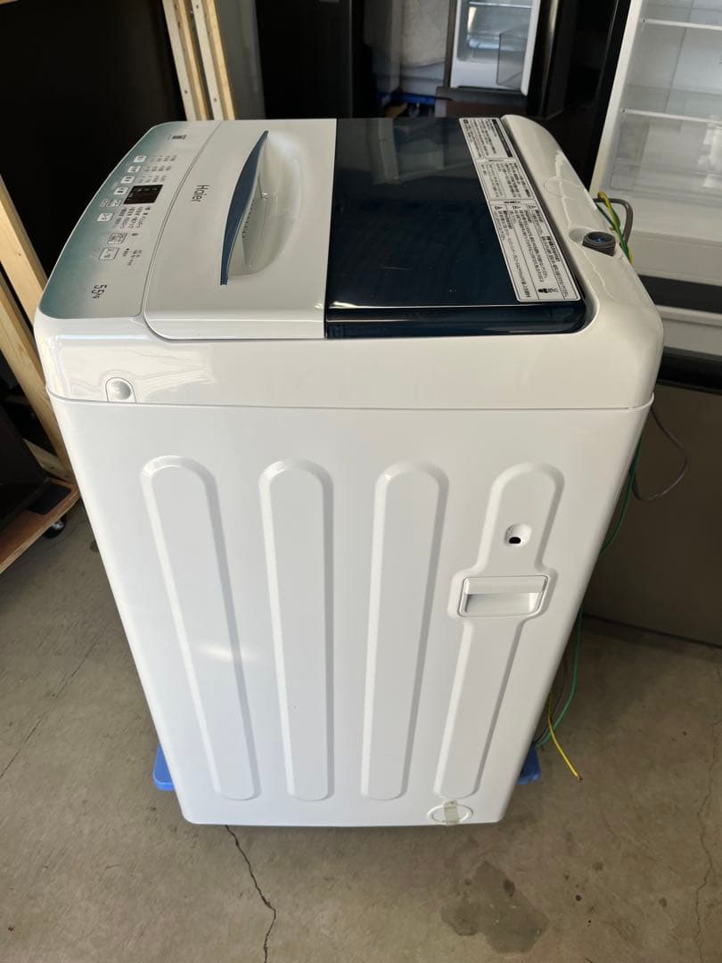 全国送料無料 ハイアール 2023年製 洗濯機 JW-U55HK 女性オーナー