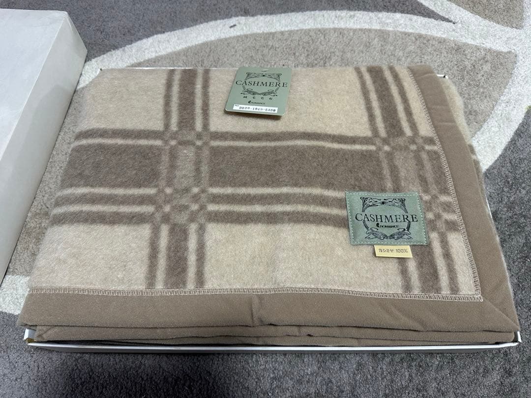 ロマンス小杉　カシミヤ100％毛布