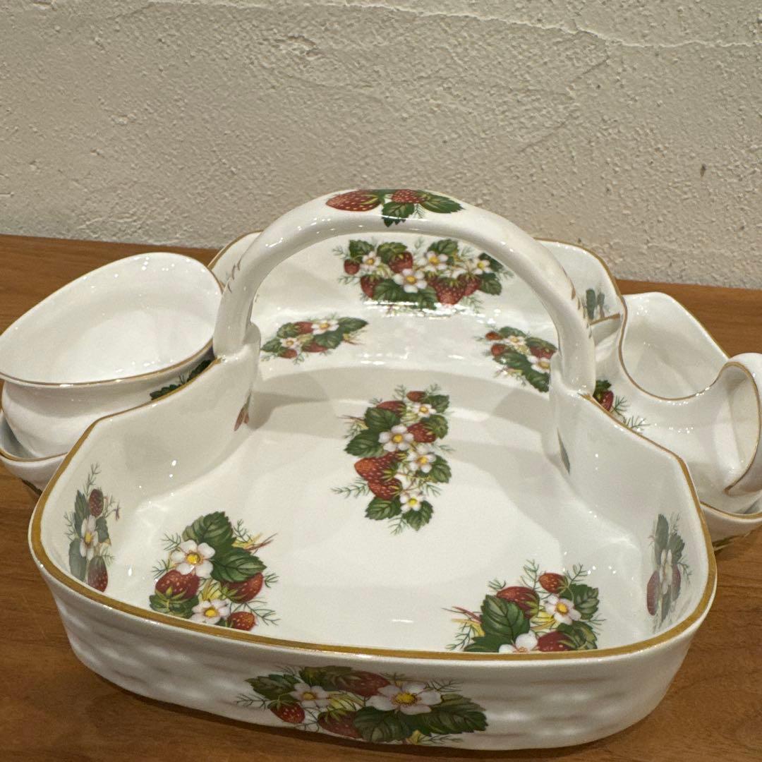 ストロベリーバスケット 3点セット Hammersley ハマースレイ