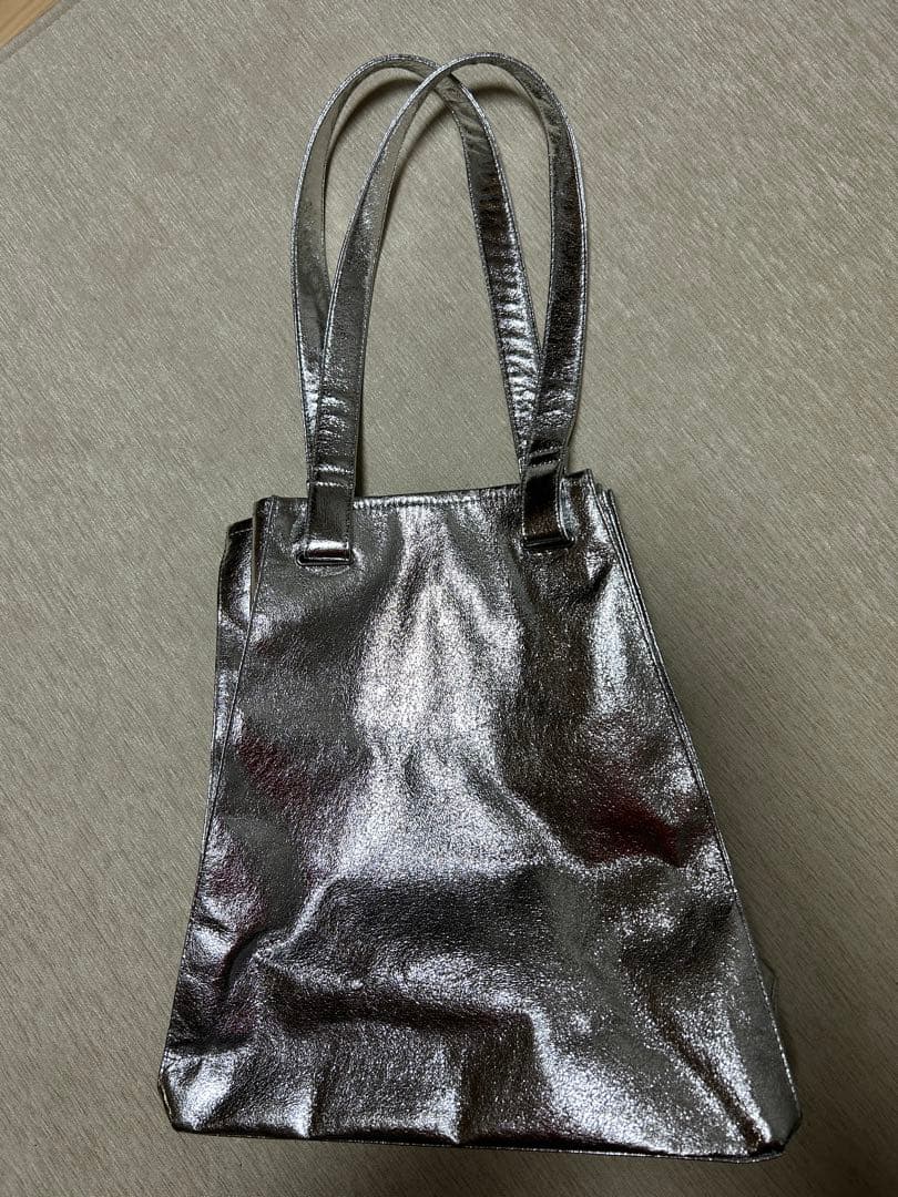 すてふぁにぃ〜　　UN3D メタリックオリガミトート　シルバー