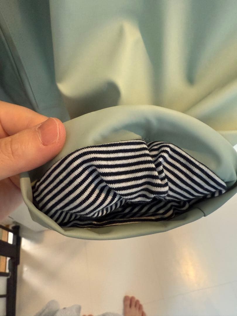 美品　プチバトーヨットパーカーアウタースS　ライトグリーン