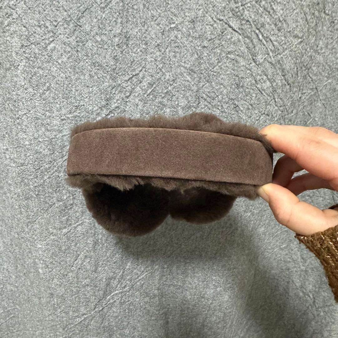 UGG ブラウン フリース イヤーマフ
