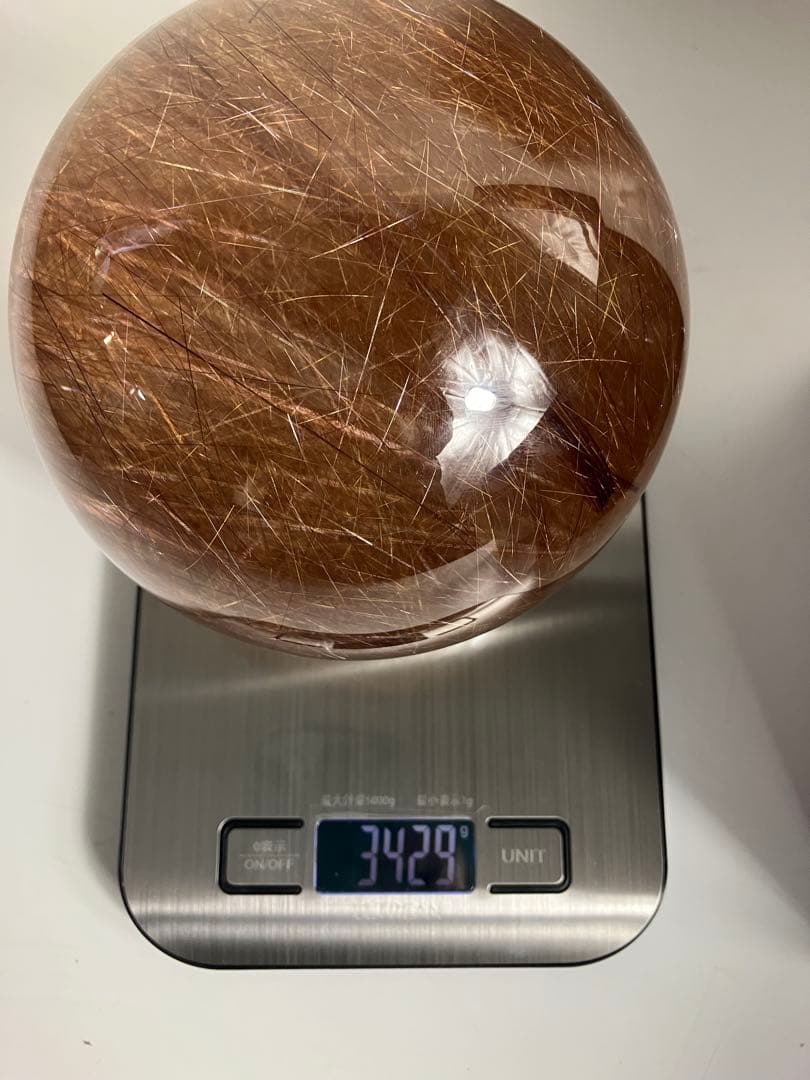 和休庵 ルチル　10cm越え大玉