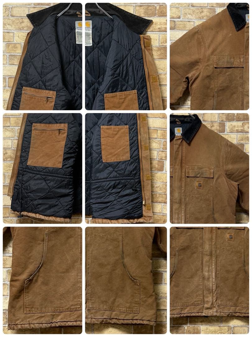 カーハート　メキシコ製　ダック地　トラディショナルジャケット　中綿　C26XL.