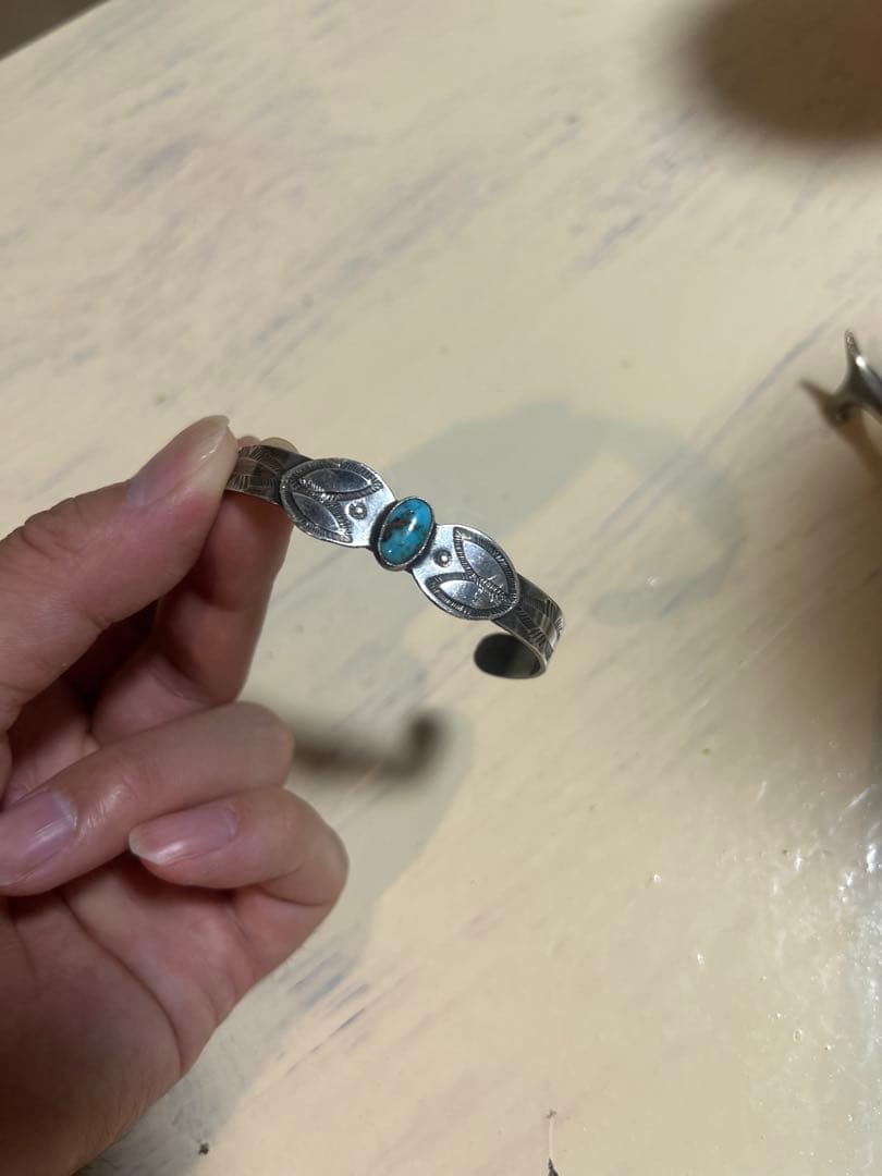 ぱ*り様 スペシャル　40s ナバホ バングル　ヴィンテージ ターコイズ