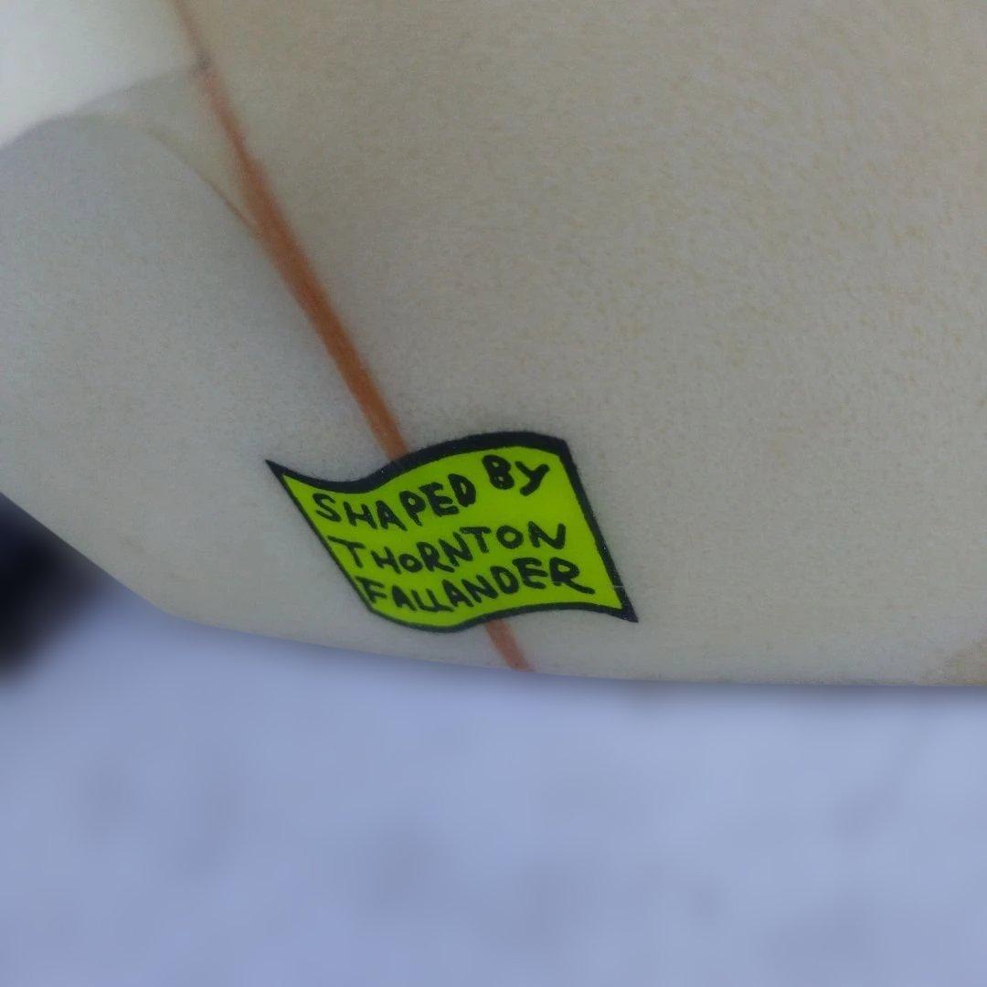 ショートボード クリーム色 紫デッキパッド190cm