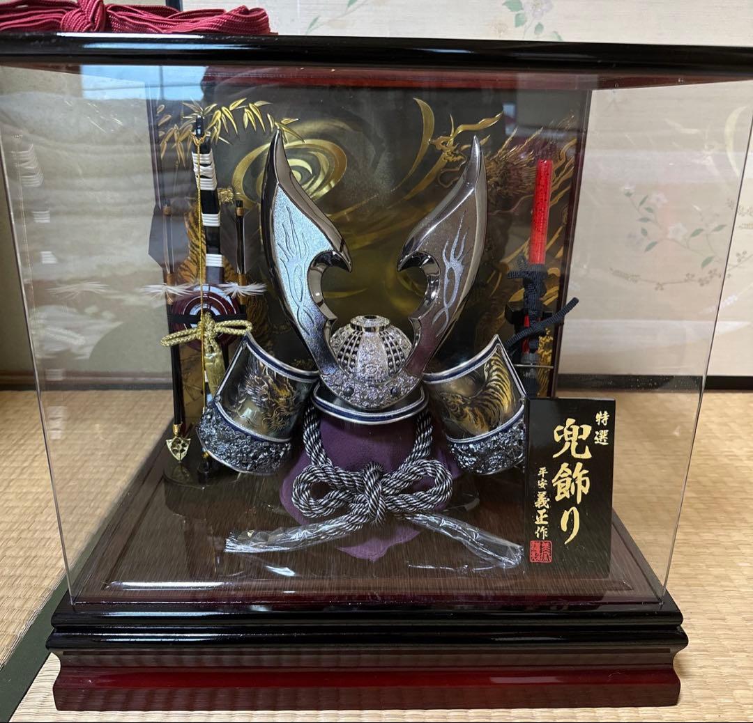 五月人形 兜飾り ケース付き 値下げしました