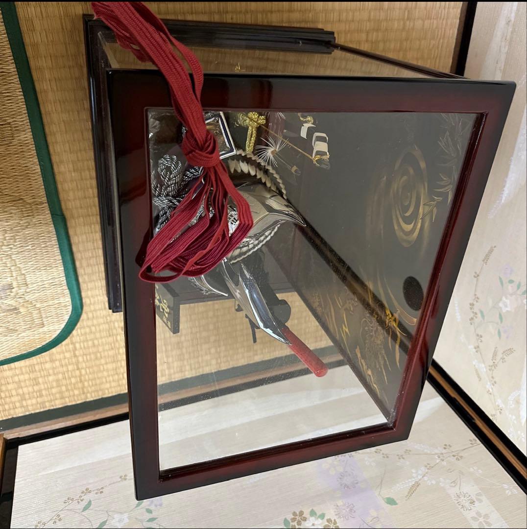 五月人形 兜飾り ケース付き 値下げしました