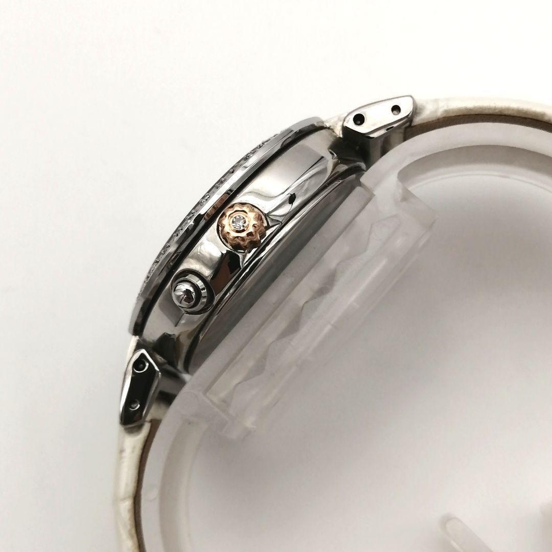 稼働✨ SEIKO　エクセリーヌ　ダイヤベゼル　シェル　腕時計　付属品　ソーラー