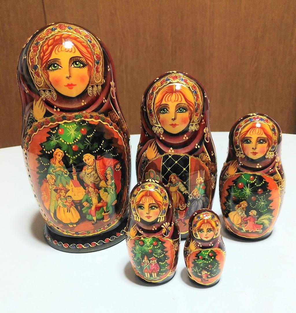 【クリスマス】高級マトリョーシカ　くるみ割り人形