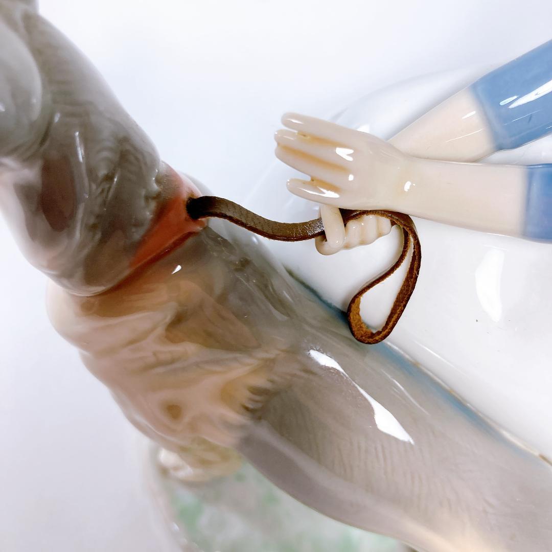 LLADRO リヤドロ そんなに急がないで フィギュリン 犬 |1527| ☆