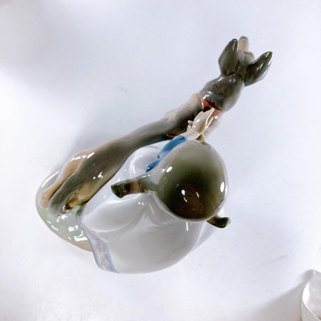 LLADRO リヤドロ そんなに急がないで フィギュリン 犬 |1527| ☆