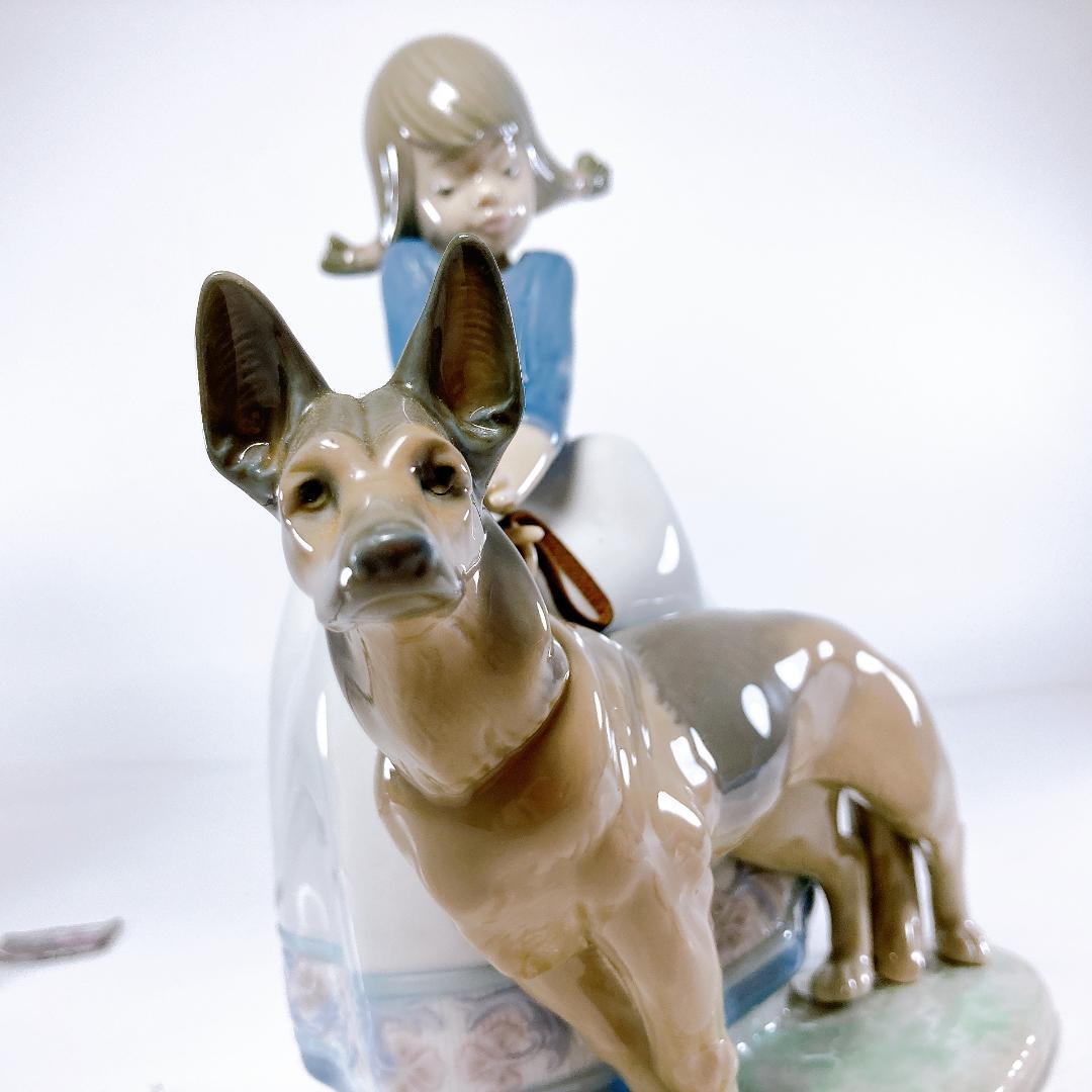 LLADRO リヤドロ そんなに急がないで フィギュリン 犬 |1527| ☆