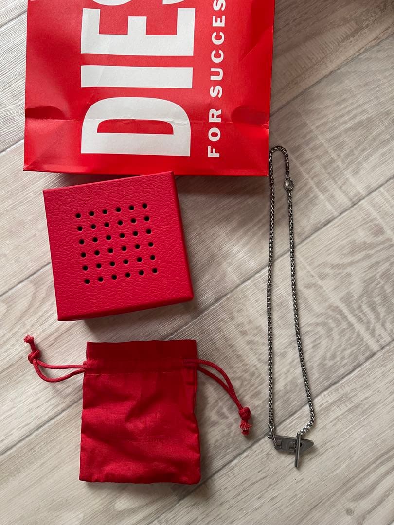 シルバーチェーンネックレス DIESEL