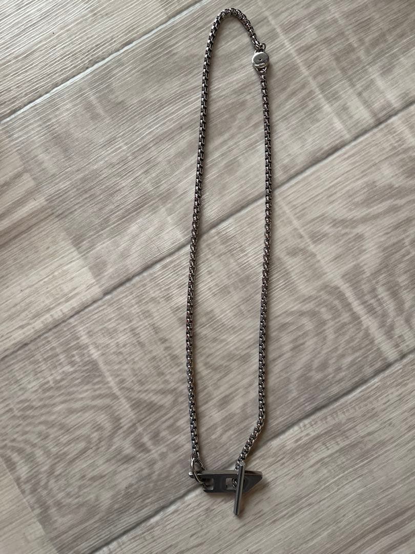 シルバーチェーンネックレス DIESEL