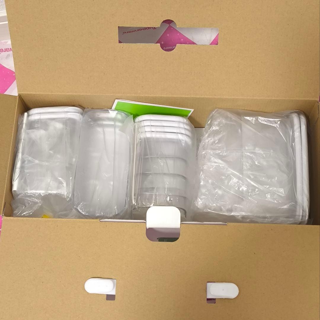 新色 タッパーウェア クリアメイト １４点セット ラインストーングレー