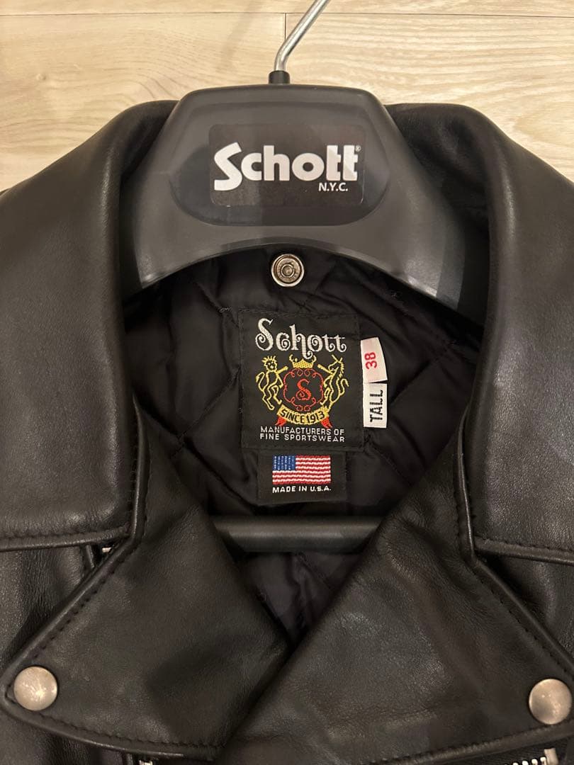 Schott ワンスター　ダブルライダースジャケット　613UST 美品