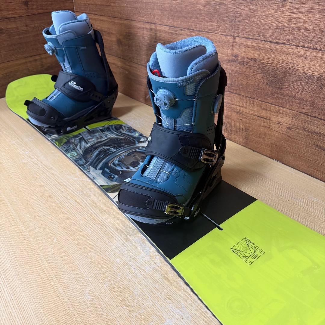 美品　BURTON バートン　メンズスノーボード4点 ダブルBOA 初心者　長身