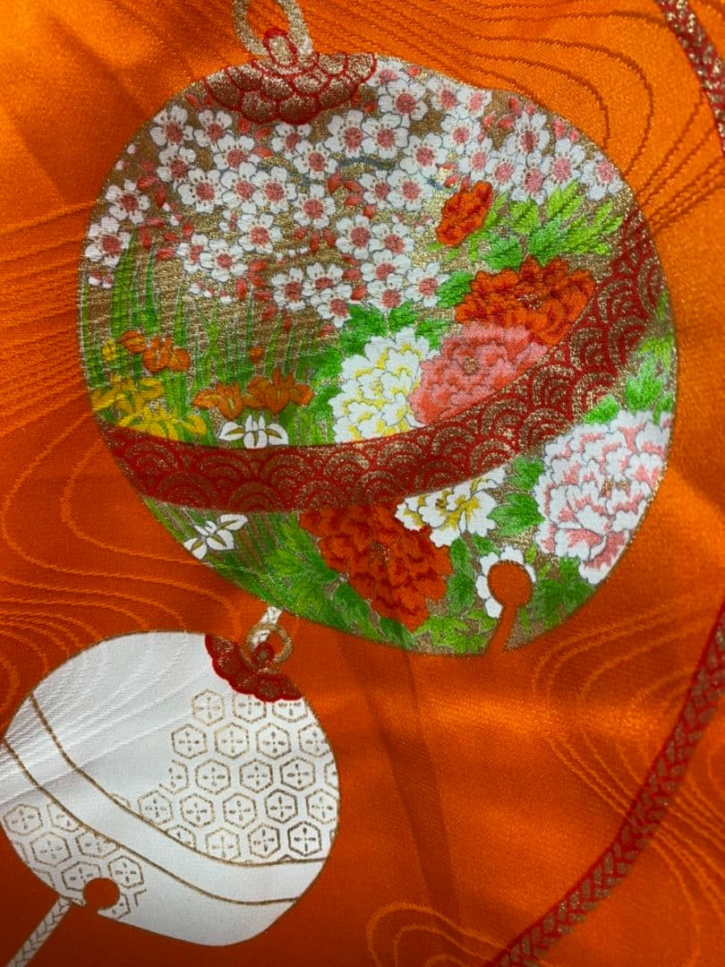 No.91正絹アンティーク子供着物美品です。着丈67.5裄丈37.5センチ