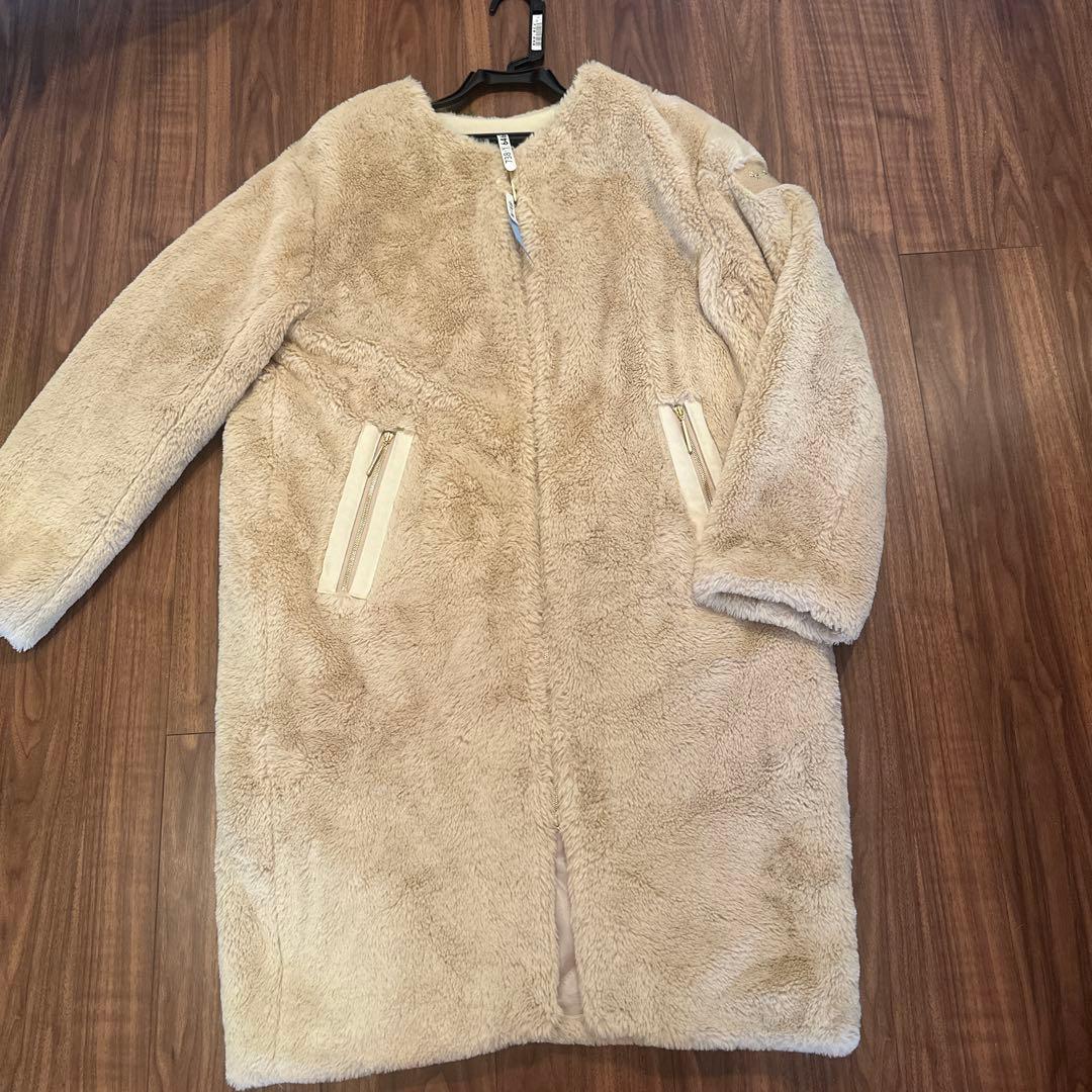 TATRAS ベージュ ボアコート