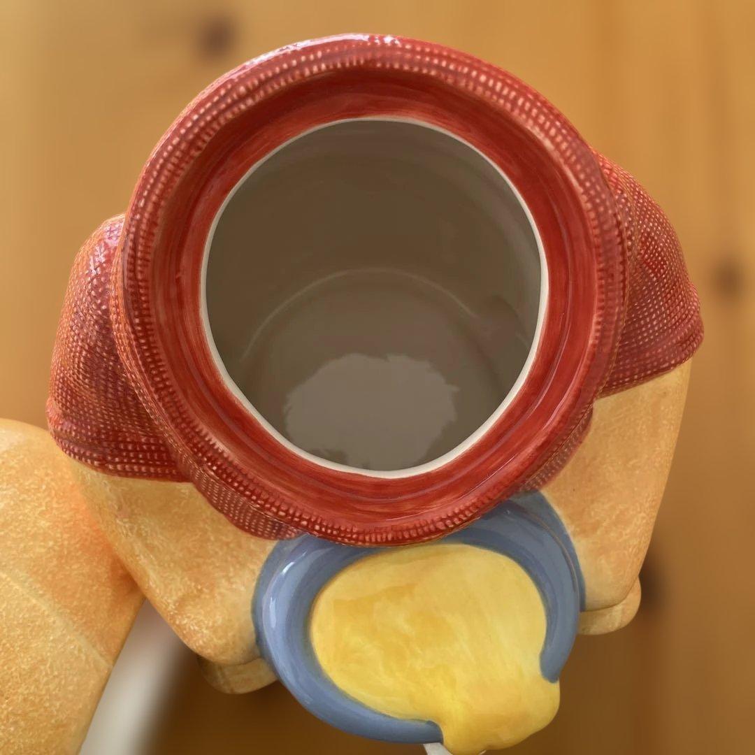ディズニーSimply Pooh プーさん　クッキージャー　陶器　キャニスター