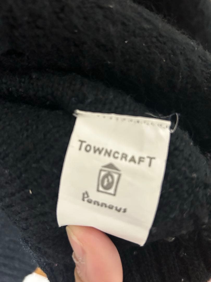Towncraft Penneys 復刻 モヘアカーディガン黒 M