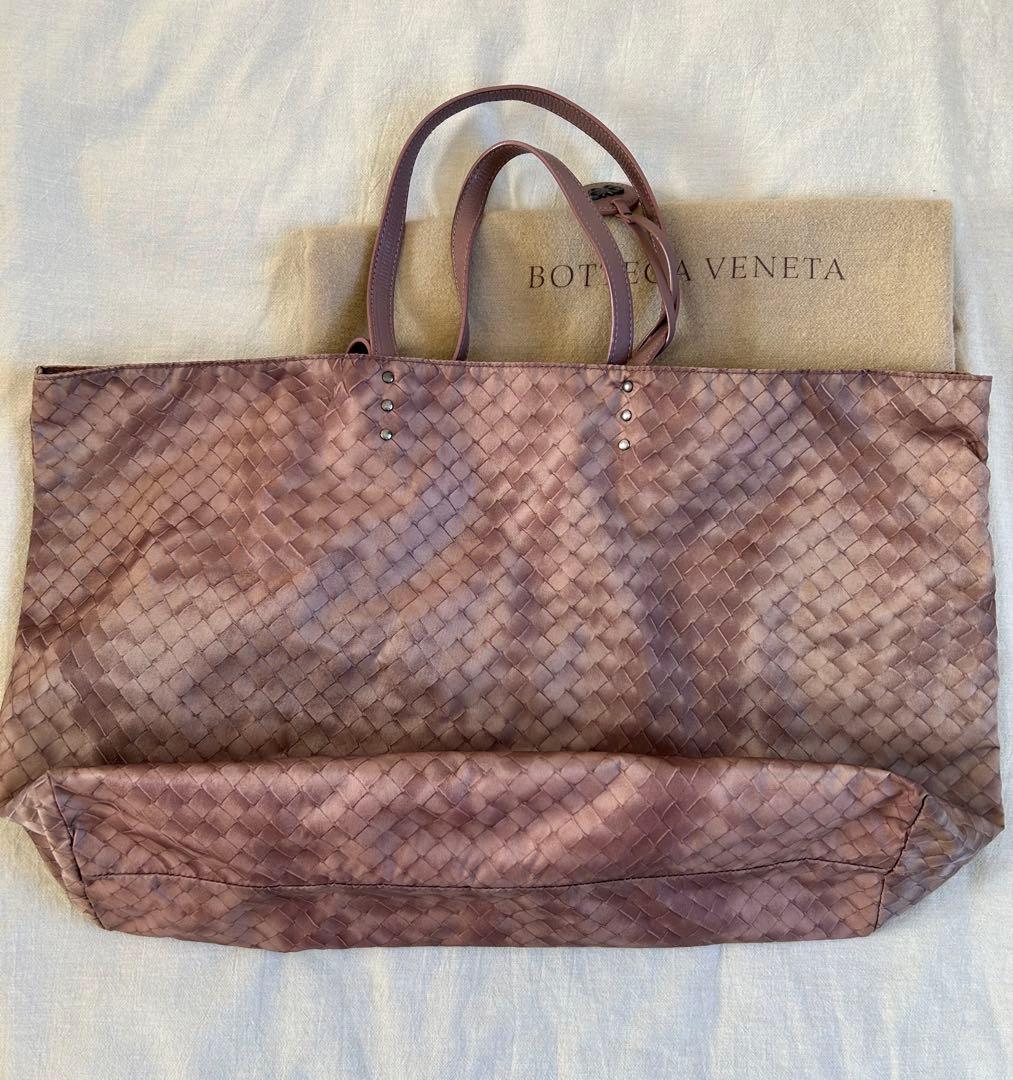 ボッテガヴェネタ イントレチャート プリント トートバッグ