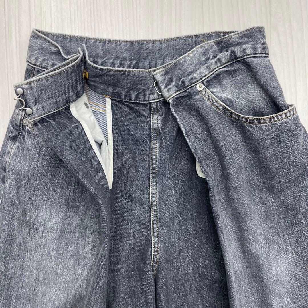 ☆ JOHN LAWRENCE SULLIVANWASHED デニムワイドパンツ