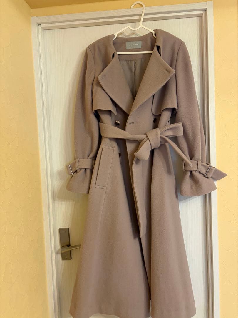 JILL by JILL STUART ノーカラードレストレンチコート