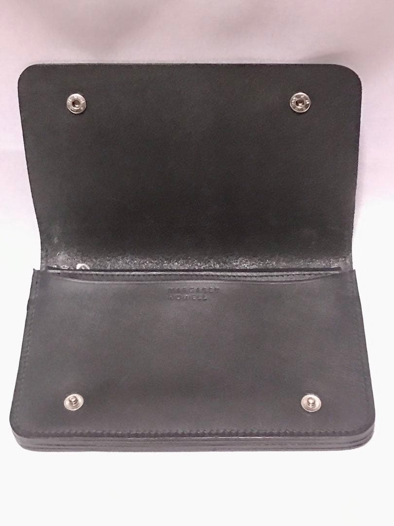 新品　イギリス製　マーガレットハウエル　長財布　ブラック