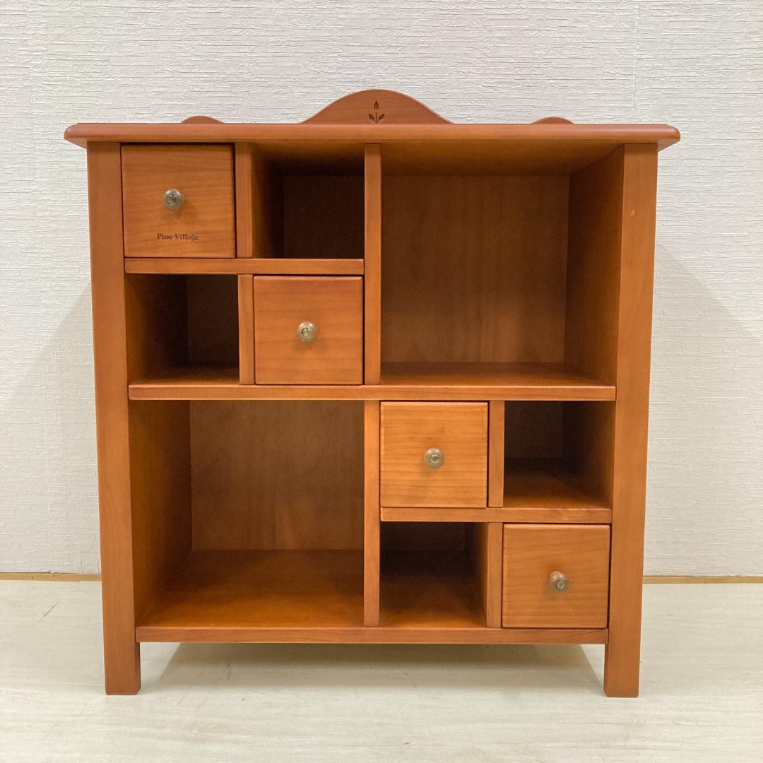 東海家具　Pine　Village　カントリー　キャビネット　収納　小引き出し