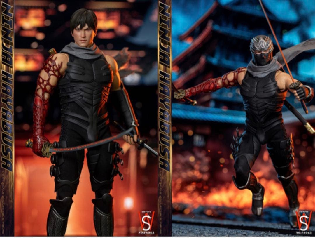 Swtoys 1/6 忍者 ハヤブサ風　可動フィギュア　別素体・衣装付き