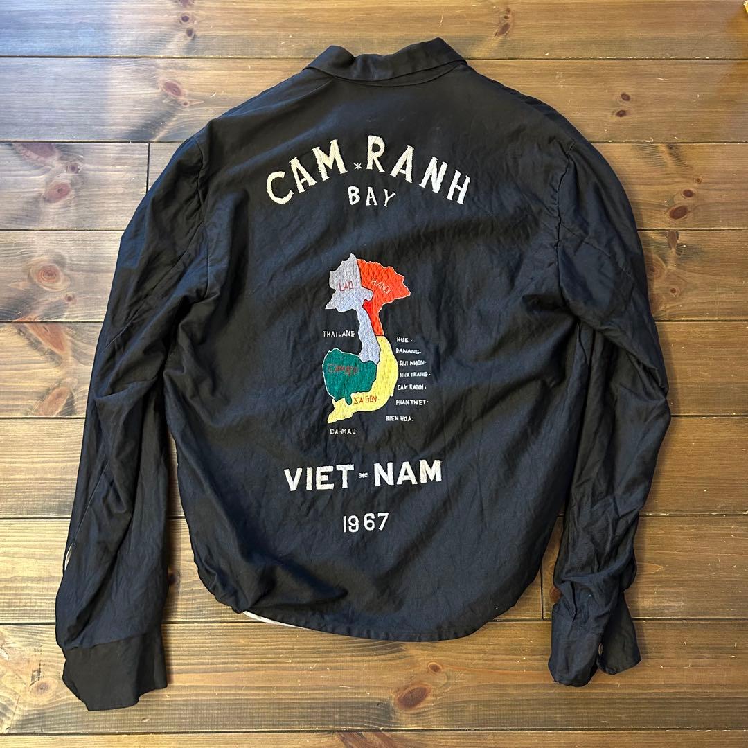 ビンテージ 60年代 スーベニア ベトナム ジャケット ベトジャン 下描き残り