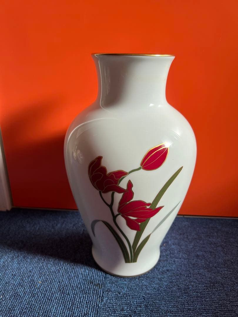 1260  大倉陶園　花瓶